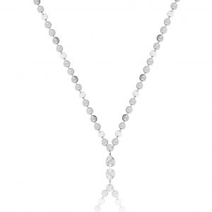 18ct gold White Diamond Magic Pear Shape short necklace