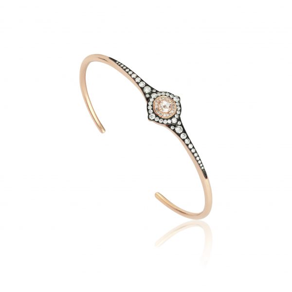 8ct rose gold Princesses Bangle from Once Upon a Time Collection created by Monan