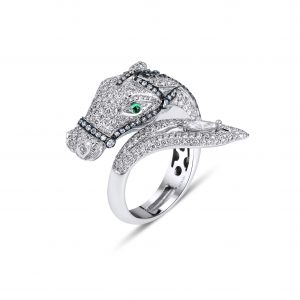 ANOTHER WORLD LIMITED EDITION DIAMOND HORSE RING