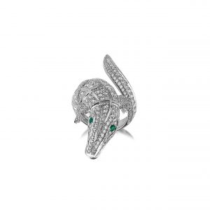 ANOTHER WORLD LIMITED EDITION DIAMOND CROCODILE RING