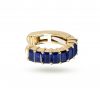 18ct gold Blue Sapphire ear cuff with approximate Sapphire weight 0.95ct