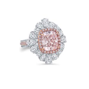 5.09ct Fancy Light Pink Diamond Ring