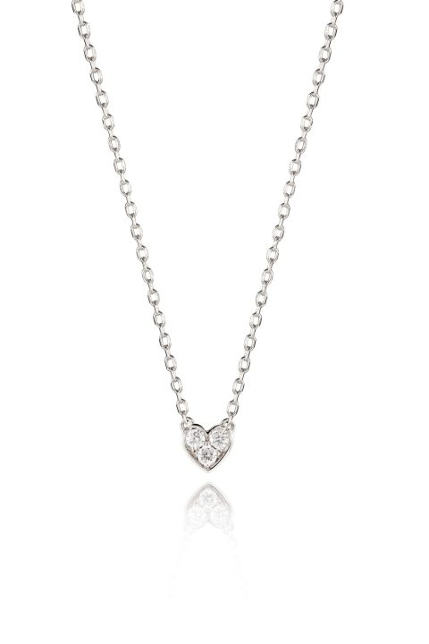 Small Diamond Heart necklace from RF Jewels Heart Beat Collection